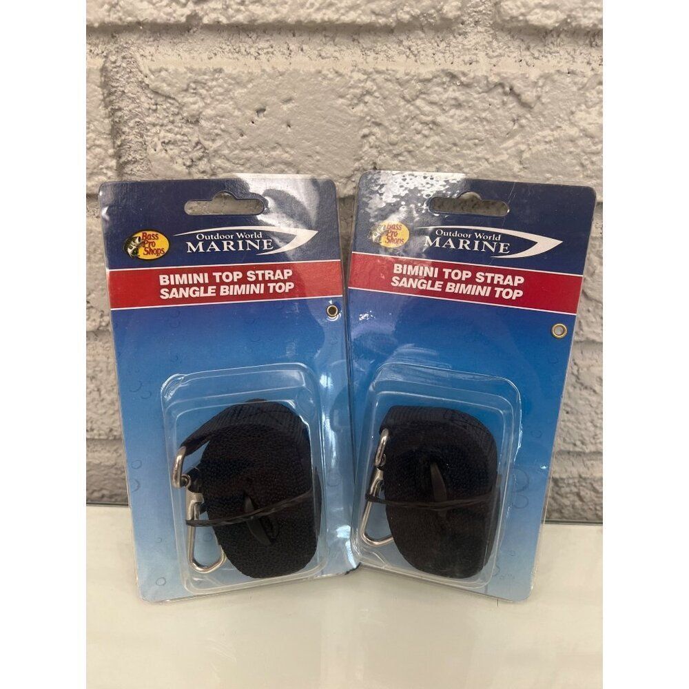 Outdoor World Marine Bimini Top Strap Set Of 2